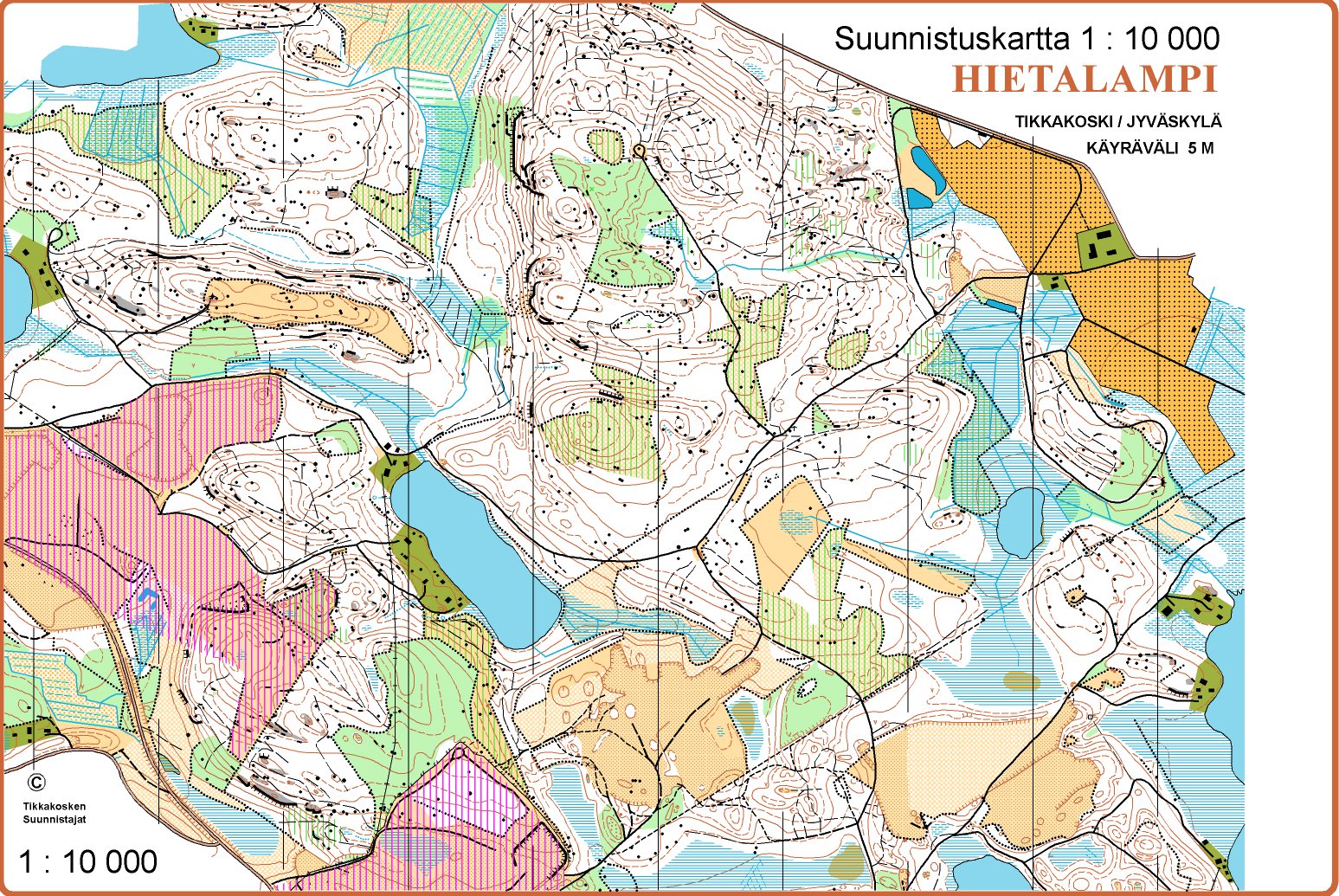 2016-08-25 Kuntorastit: Tikkakoski, Hietalampi